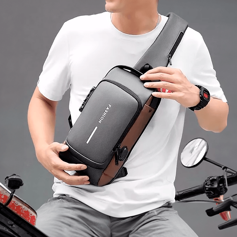 Mochila Antirrobo Con Puerto Usb Negro